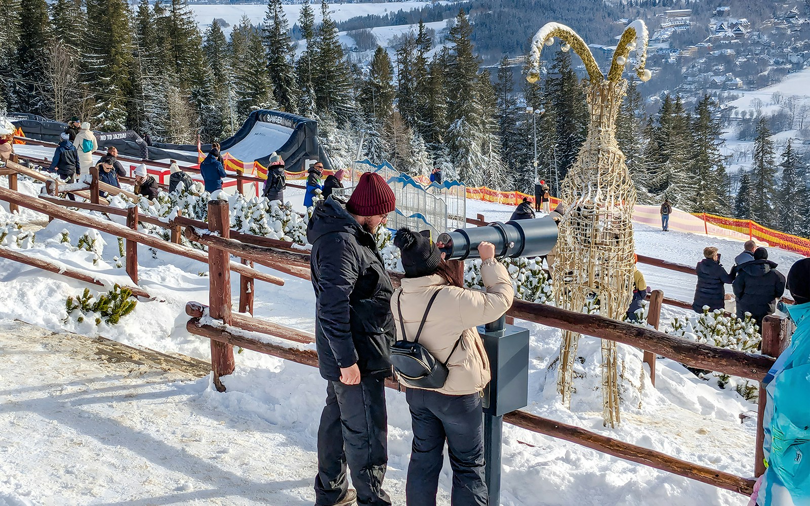 Zakopane Gubalowka funicular winter Tatra mountains
