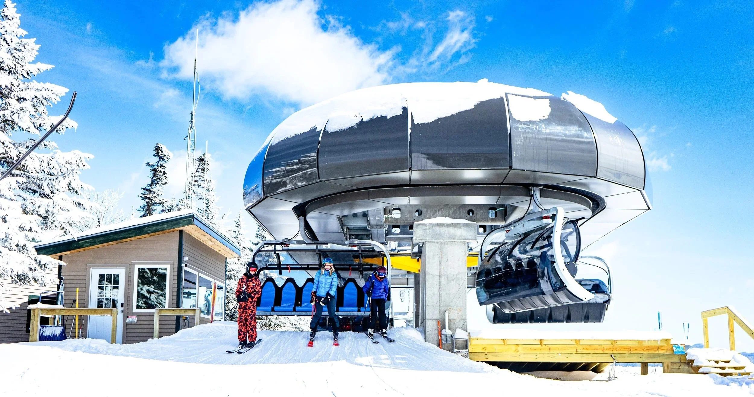 ski lift pass ticket window winter resort