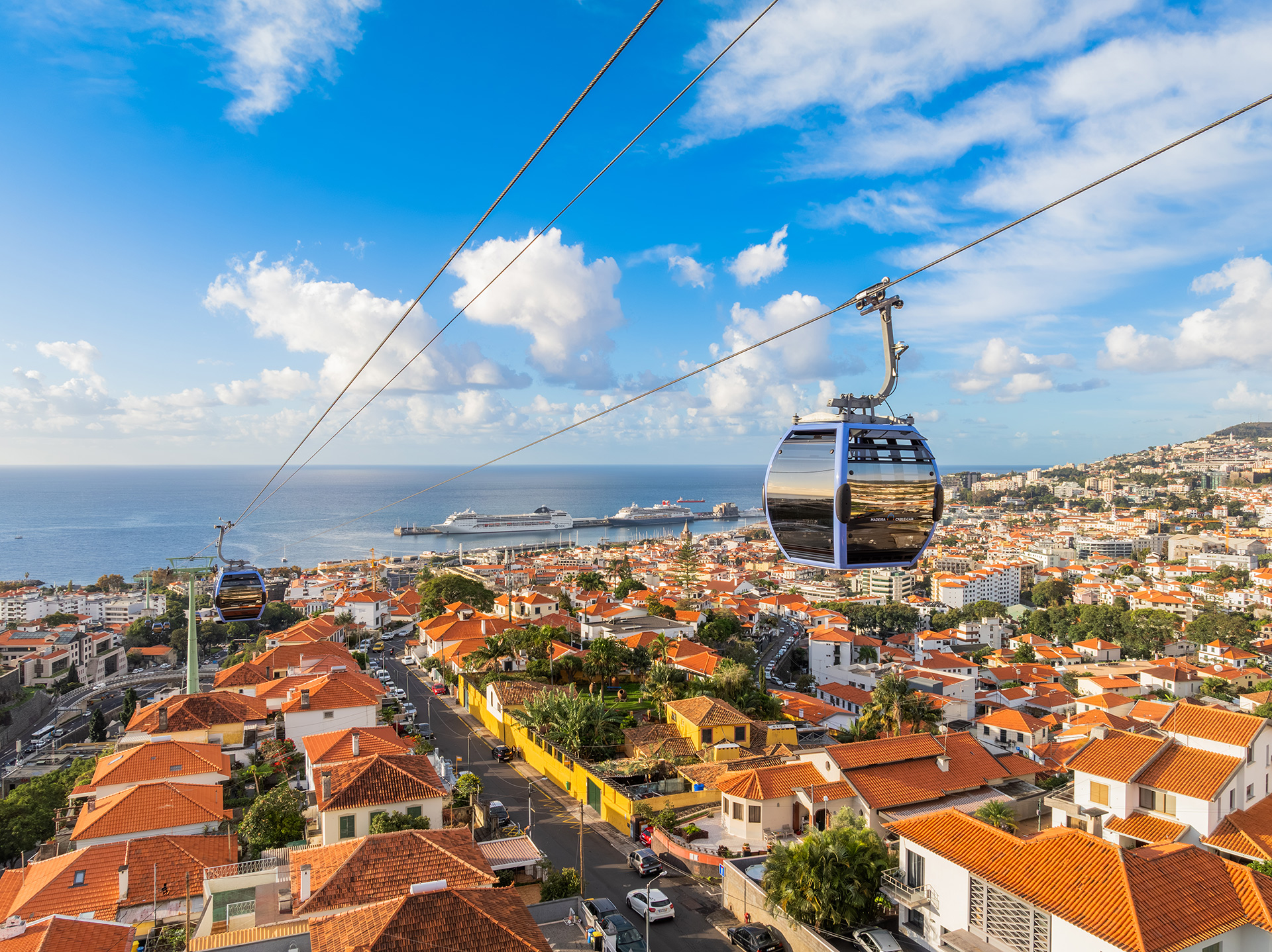 Funchal cable car Madeira