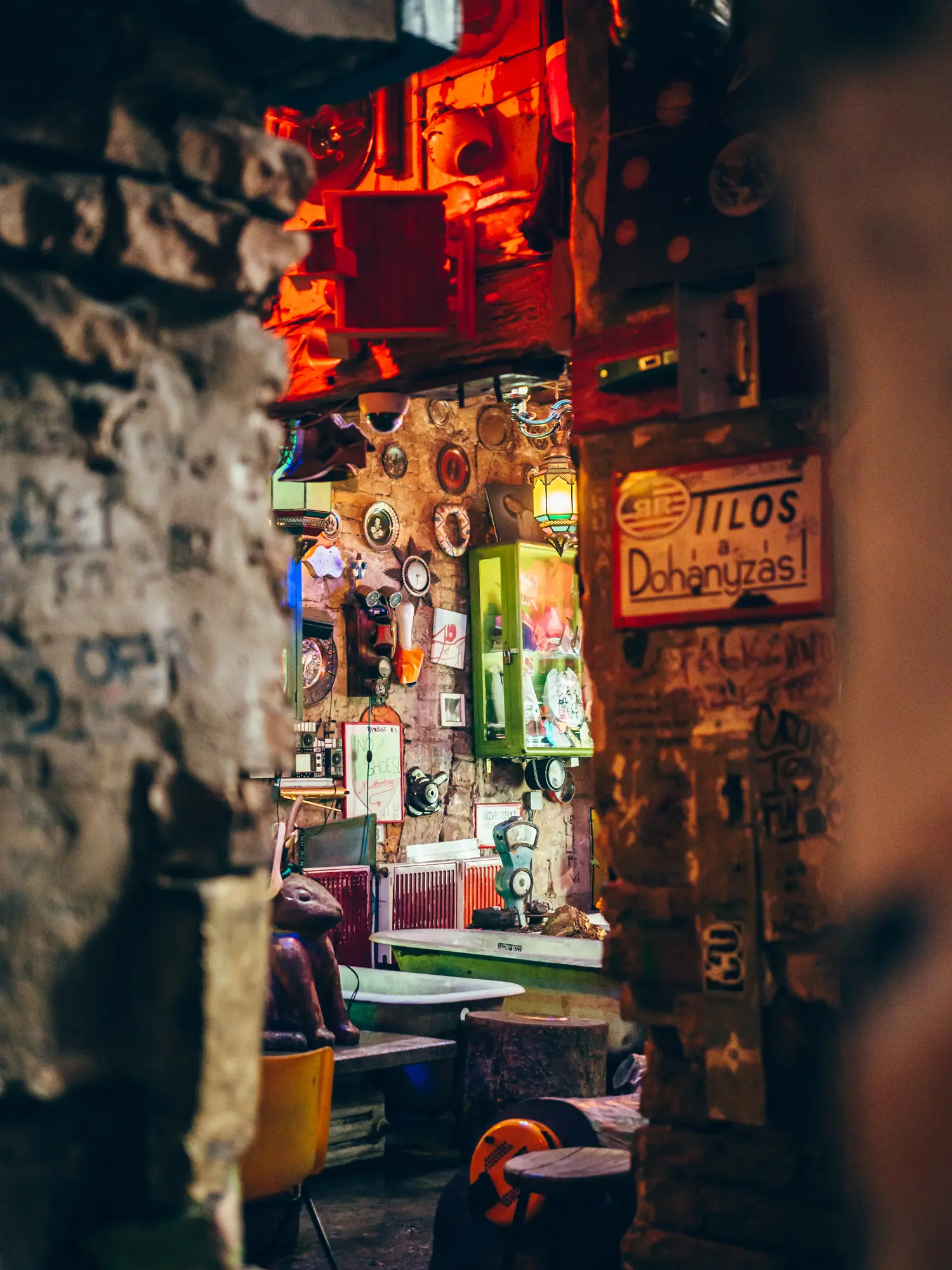 Szimpla Kert ruin pub interior Budapest