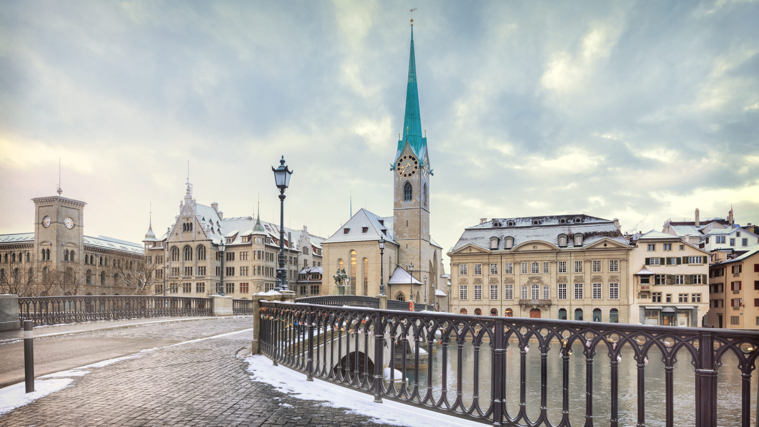 Augustinergasse Zurich winter