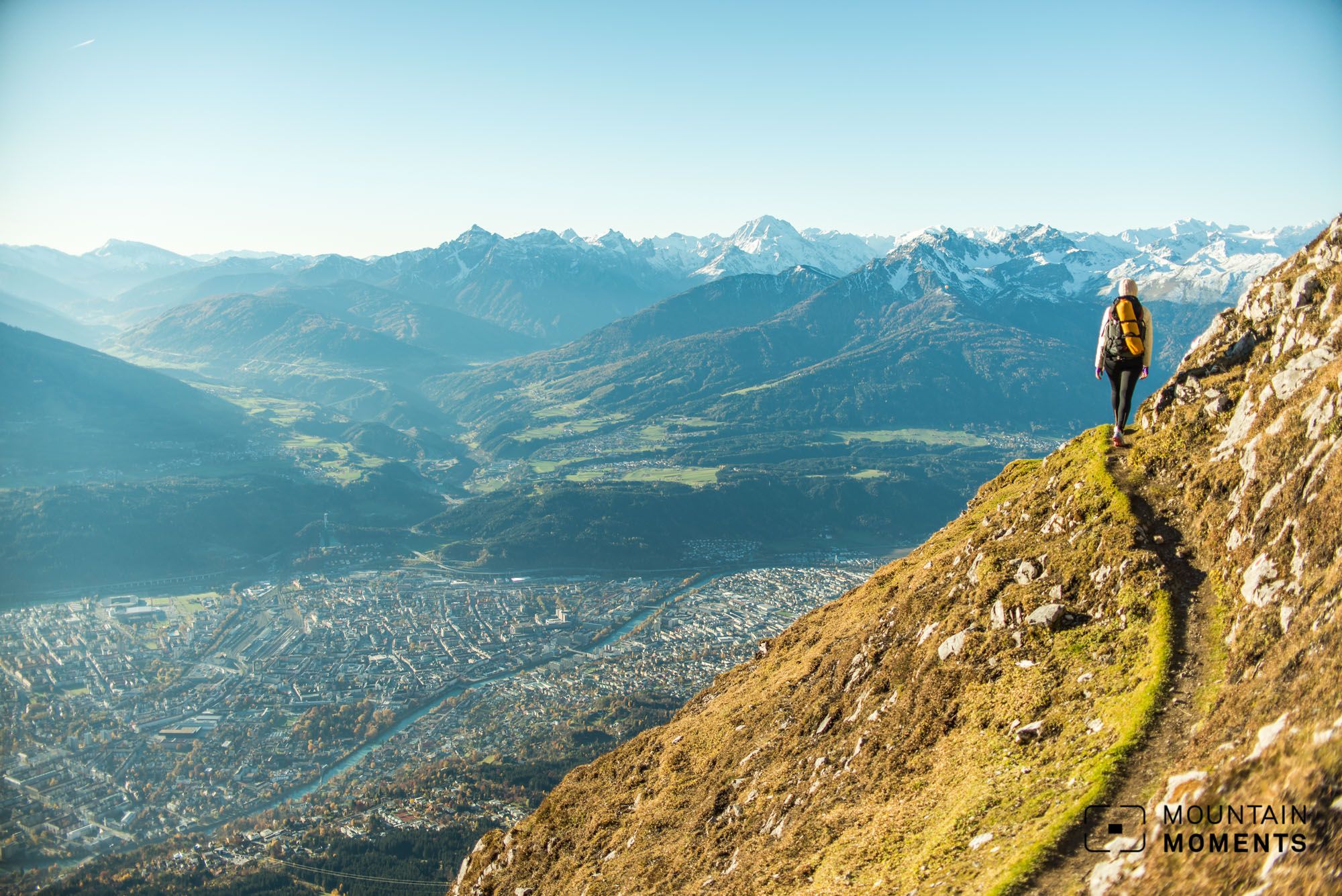 Nordkette Hafelekar summit platform Karwendel panorama Innsbruck