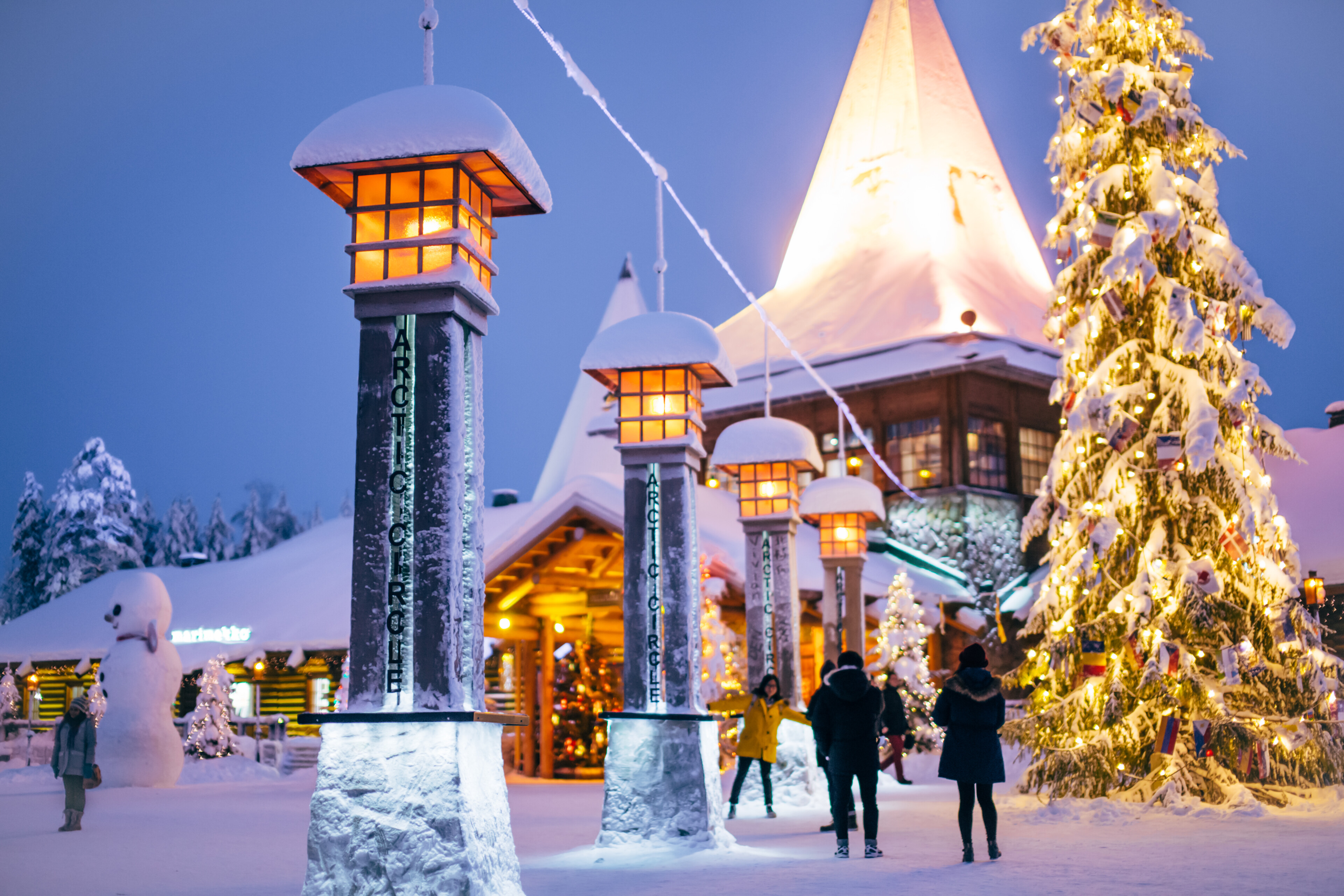 Santa Claus Village Rovaniemi winter