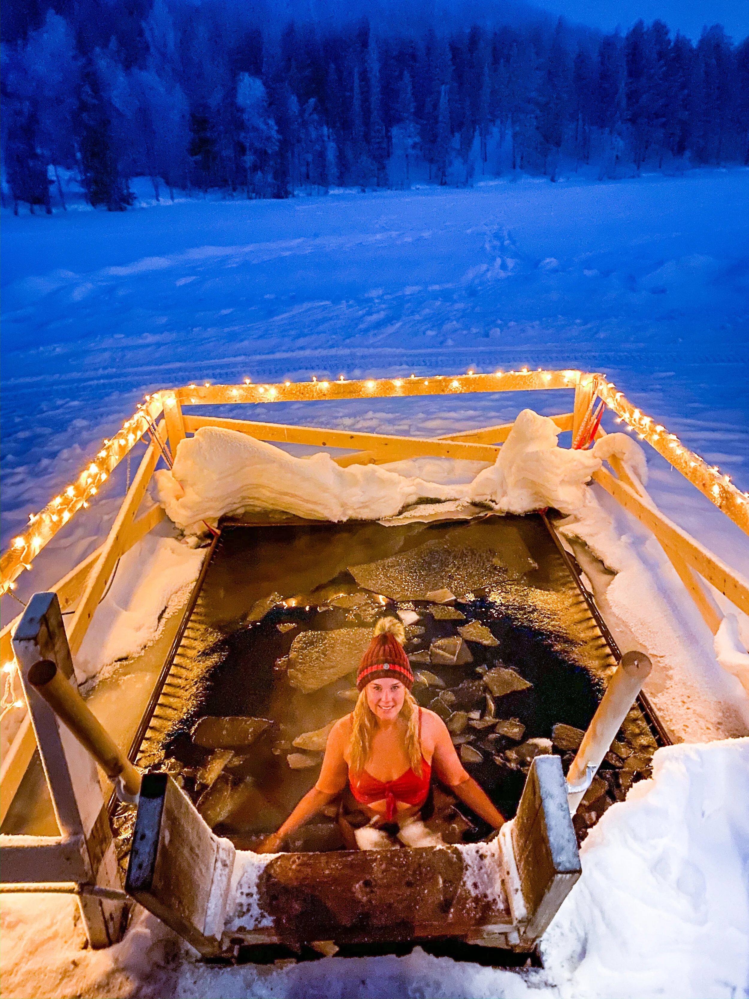 Levi Finland spa winter