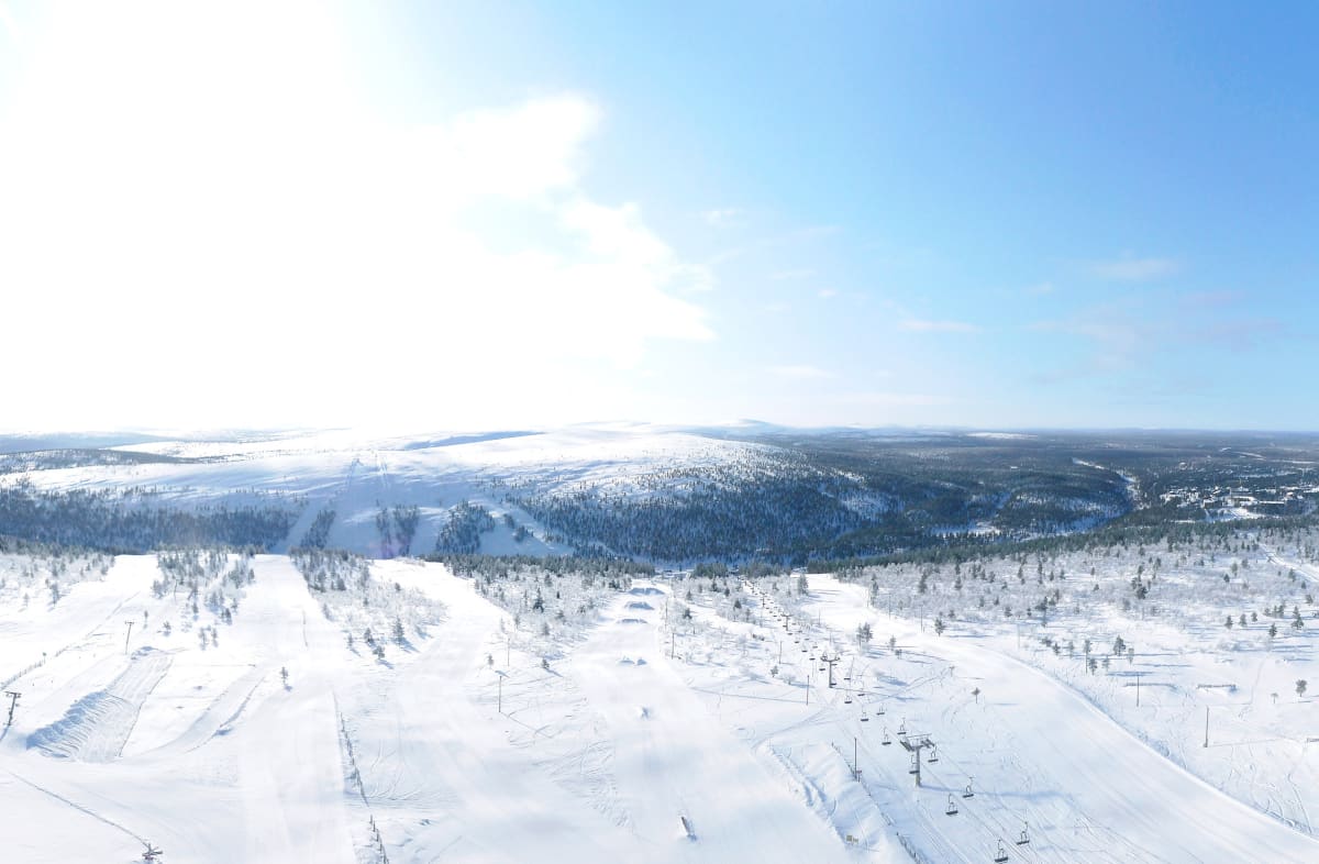 Saariselka fells winter Finland