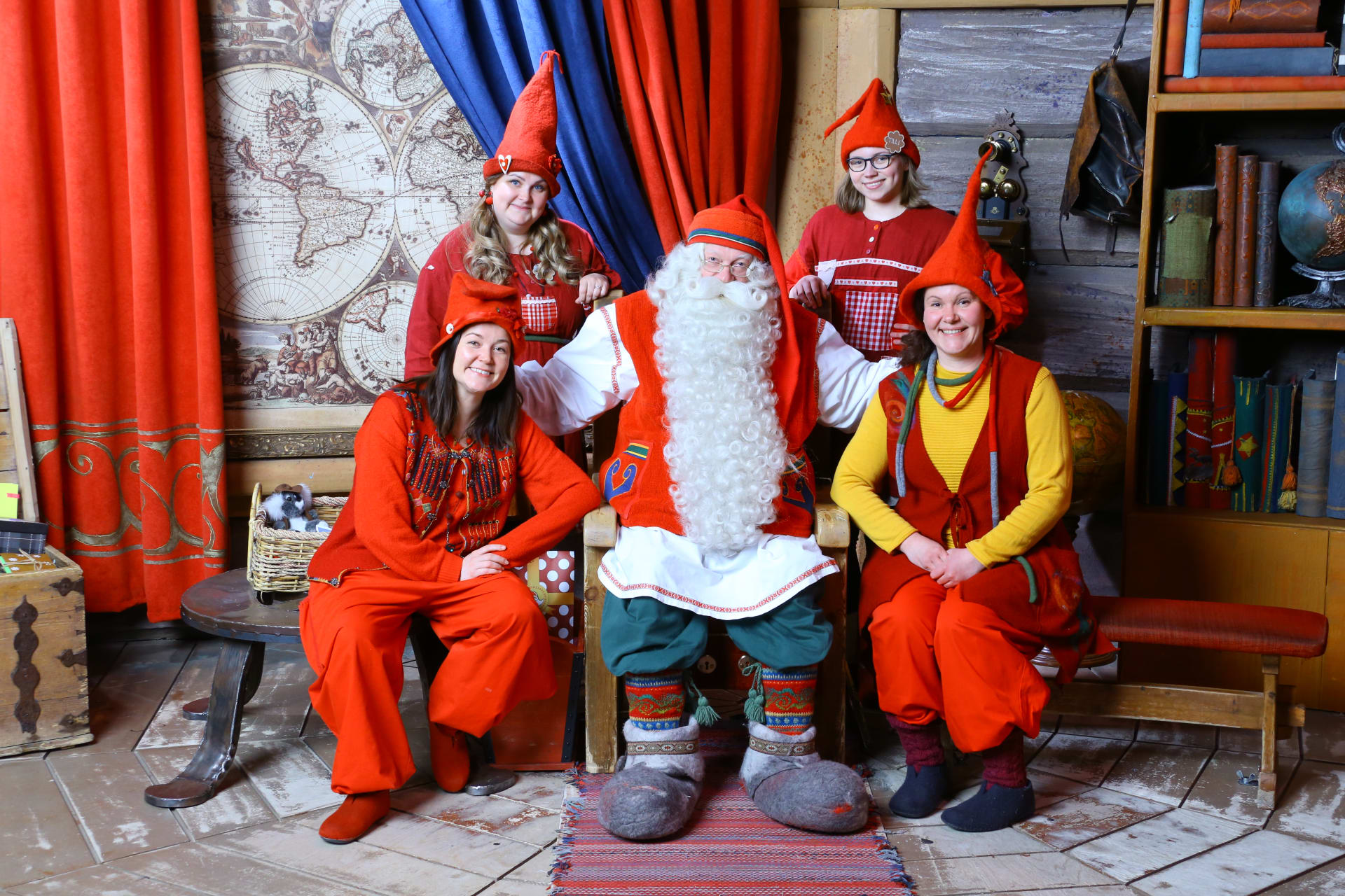Santa Claus Office Rovaniemi meeting Santa