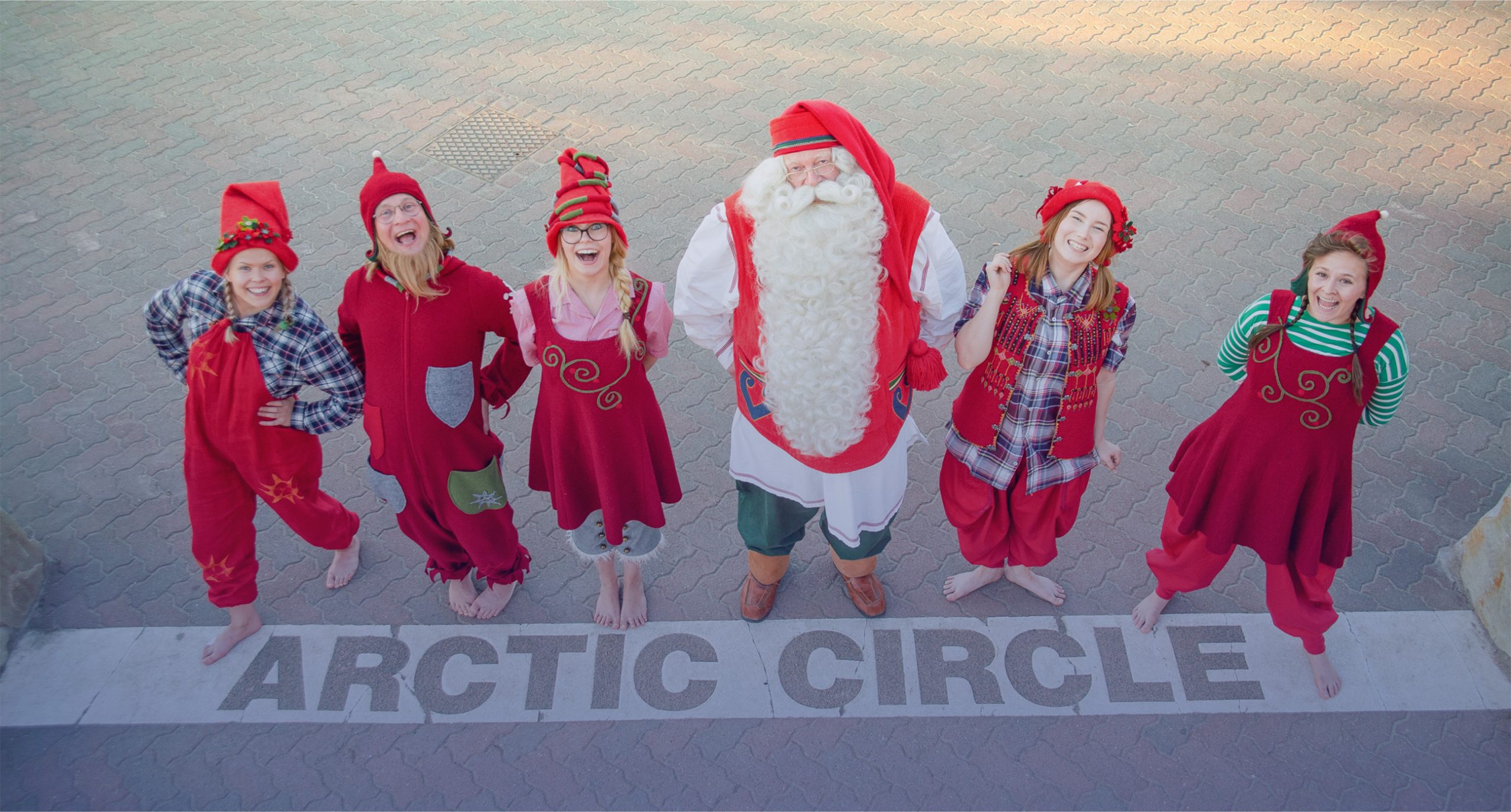 Santa Claus Village Arctic Circle line Rovaniemi
