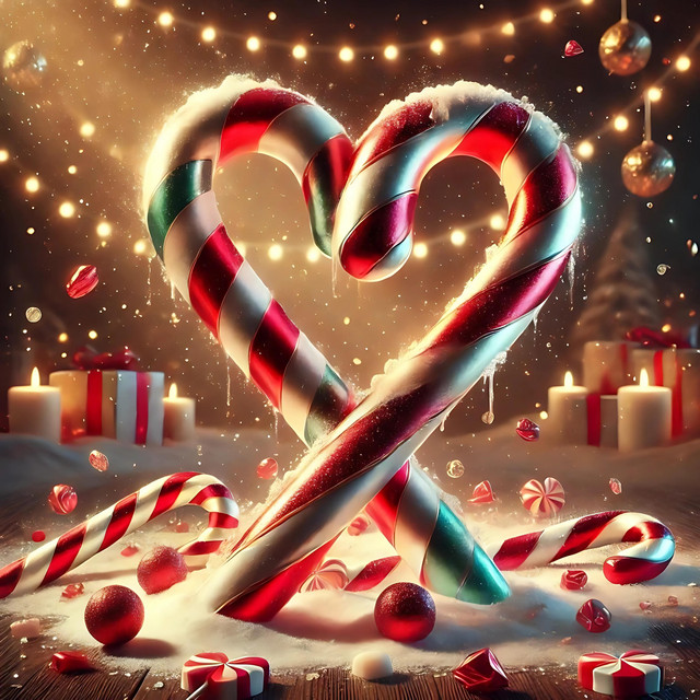 Cover art for Candy Cane Crush by Andrew Cassara