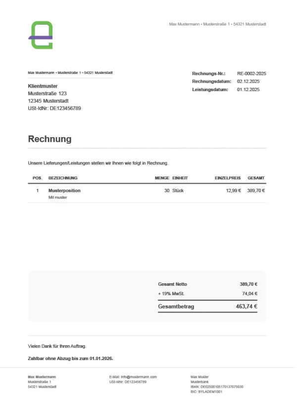 ZUGFeRD Rechnungen <span class='text-highlight'>einfach online erstellen</span>