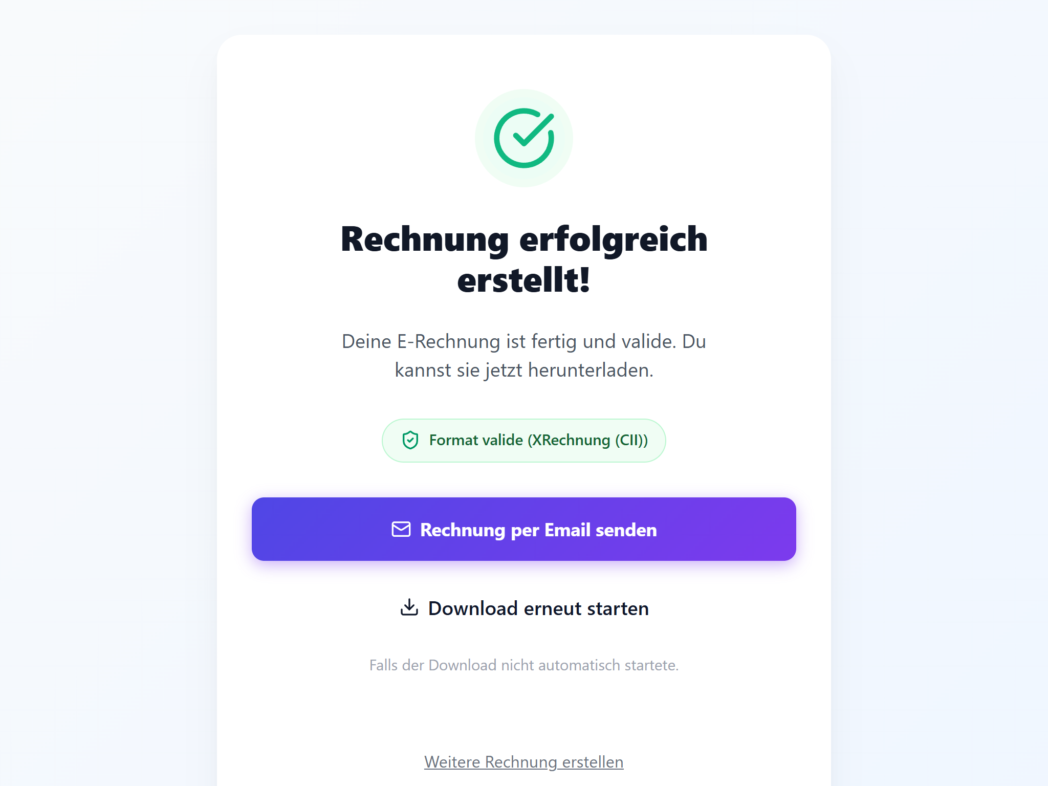 Schritt 3: XML-Datei für den Upload erhalten