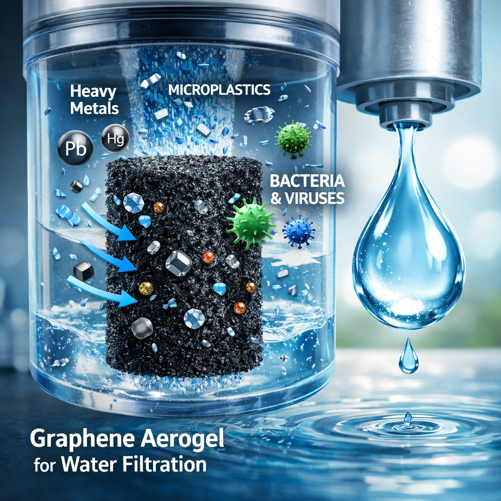 Why Graphene Aerogel is Important for Water Filtration and the Future