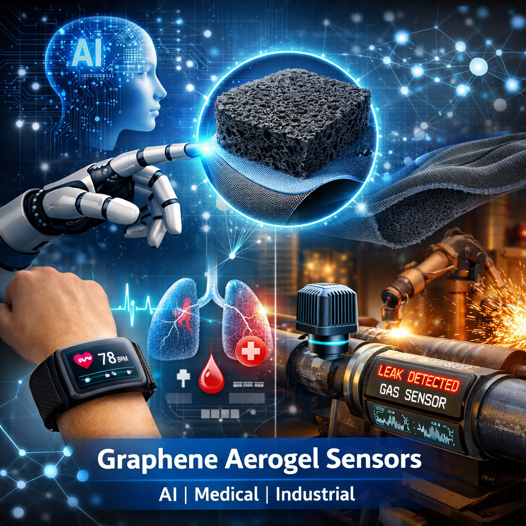 Why Graphene Aerogel is Becoming Critical for Next-Generation Sensors (AI, Medical, and Industrial)