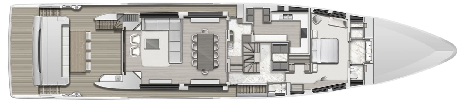 MAJESTY 120 yacht for Sale (35) | Phoenix Yacht Management