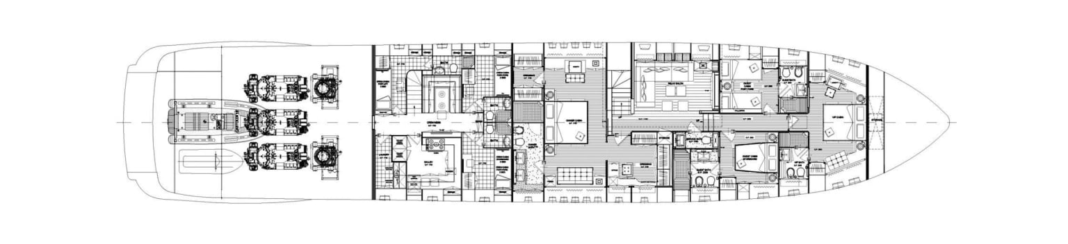 MANGUSTA 132 yacht for Sale (03) | Phoenix Yacht Management