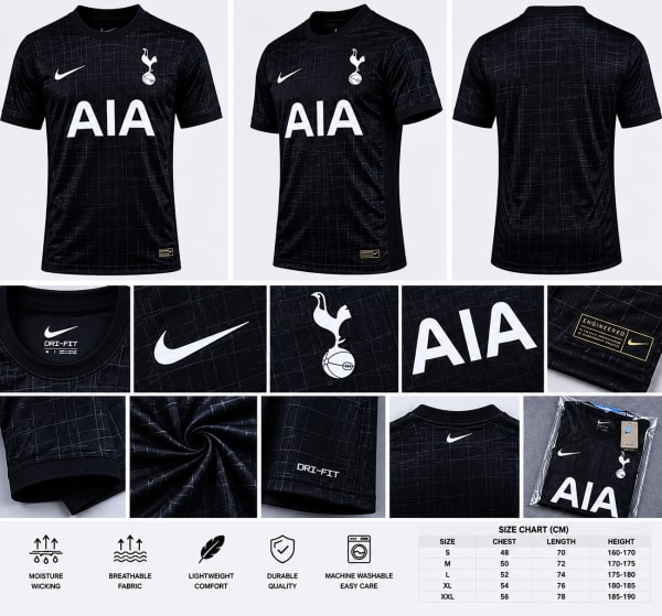 Maillots du club anglais Tottenham Hotspur F.C.