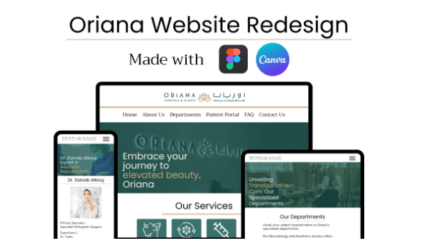 Oriana Website Redesign thumbnail