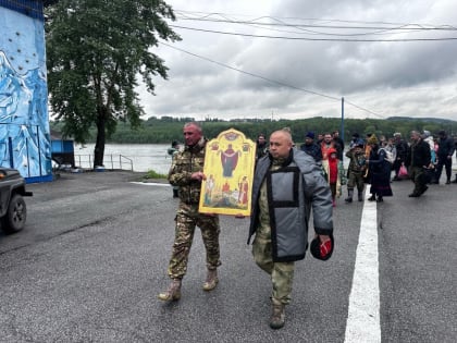 Крестный ход-сплав прошел на территории Новокузнецка