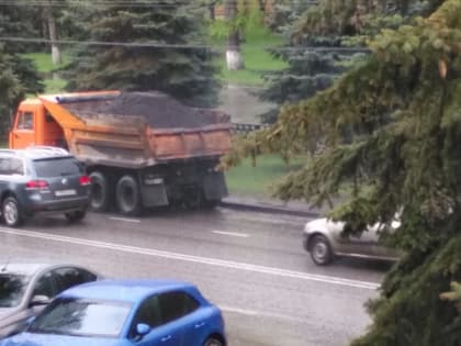 Фото: как наказали водителя грузовика, грубо нарушившего ПДД в Новокузнецке?
