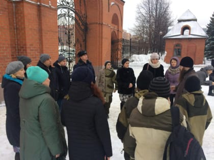 Помощник начальника ГУФСИН по работе с верующими протоиерей Глеб Курлюта организовал экскурсию для сотрудников и членов их семей, воспитанников ВПК «Ястреб» в Знаменский собор г. К