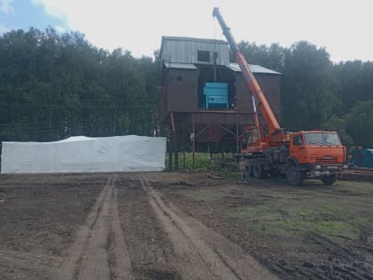 Установка и монтирование нового зерносушильного комплекса отечественного производителя ASM «AGRO»