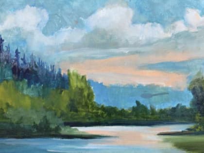 Удивительная красота Божьего мира в картинах Василия Елесина и Надежды Золотухиной