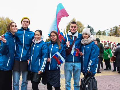 В Кузбассе прошел митинг в поддержку итогов референдума в ЛДНР, Херсонской и Запорожской областях