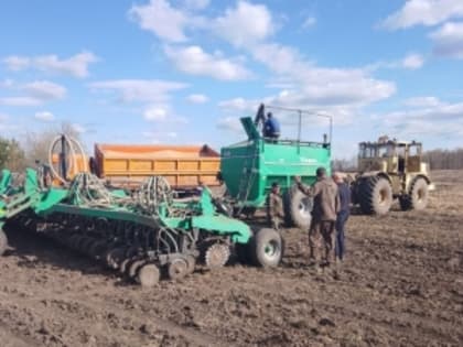 В Тяжинском округе продолжаются весенне-полевые работы