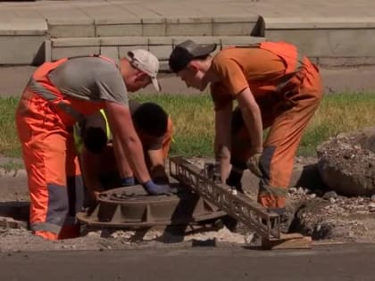 Ремонт дорог в городе: обновление улиц Кирова и Октябрьского