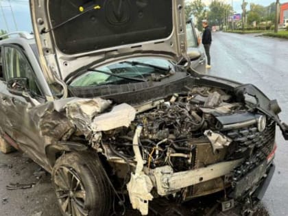 ДТП с участием трёх автомобилей в Новокузнецке