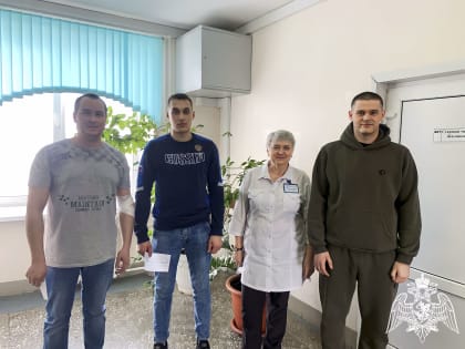 Росгвардейцы пополнили банк донорской крови в Кузбассе