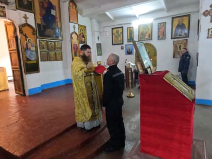 В храме при ИК-22 состоялось богослужение, посвященное престольному празднику в честь Святителя Дмитрия Ростовского-автора Четиих-Миней