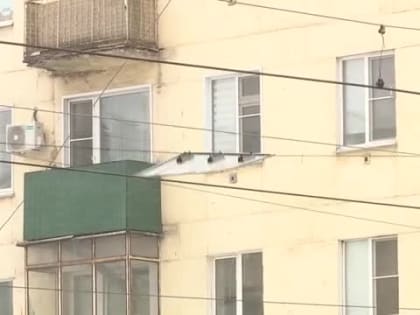 Последствия шквалистого ветра в Новокузнецке