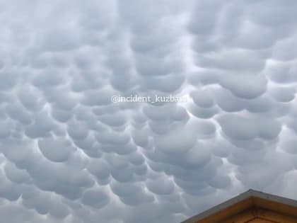 Вечером в Кузбассе природа навела свой порядок