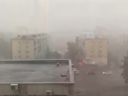 Сильный ливень парализовал Новокузнецк