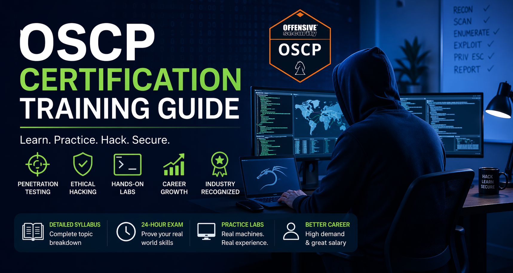 OSCP Certification Training Guide 2026: Complete Roadmap, Syllabus, Exam Tips & Career Opportunities