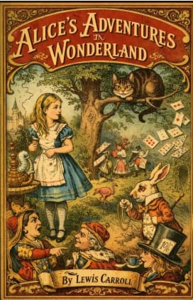 《愛麗絲夢遊仙境》，作者 Lewis Carroll