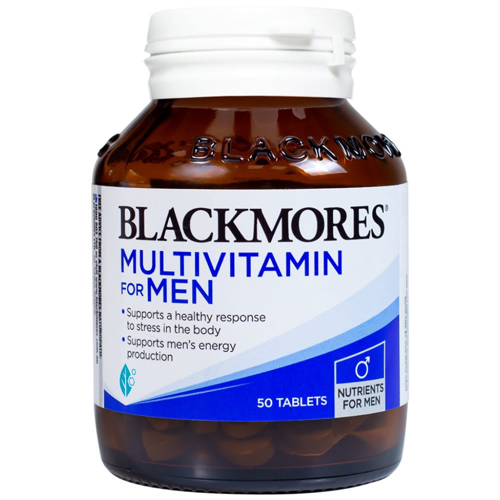 Blackmores Multivitamin For Men (hộp 50 viên)