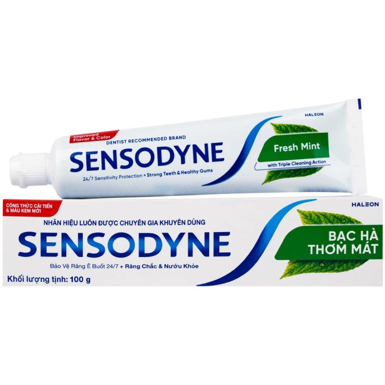 Kem đánh răng Sensodyne Fresh Mint (tuýp 100g)