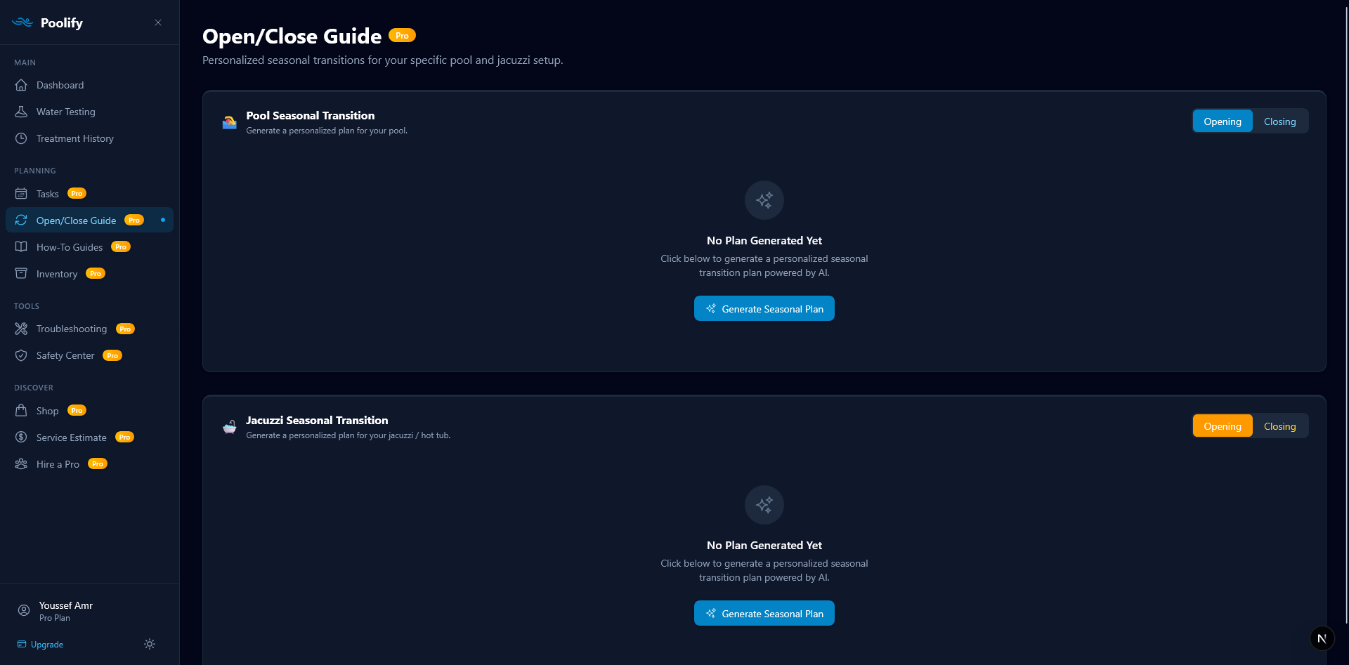 Open Close Guide — Empty