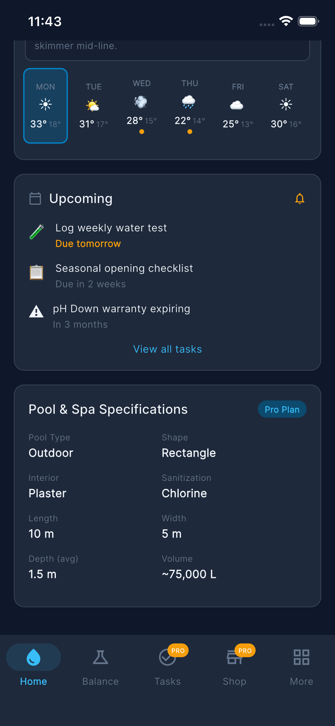 Home — Upcoming & Specs
