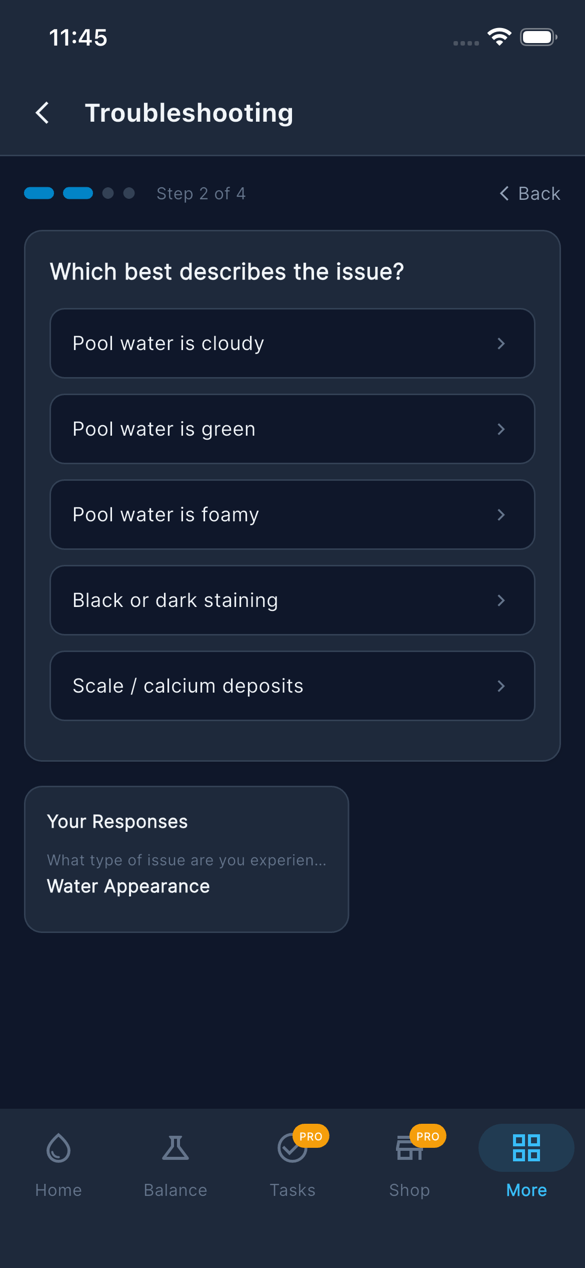 Troubleshooting — Step 2