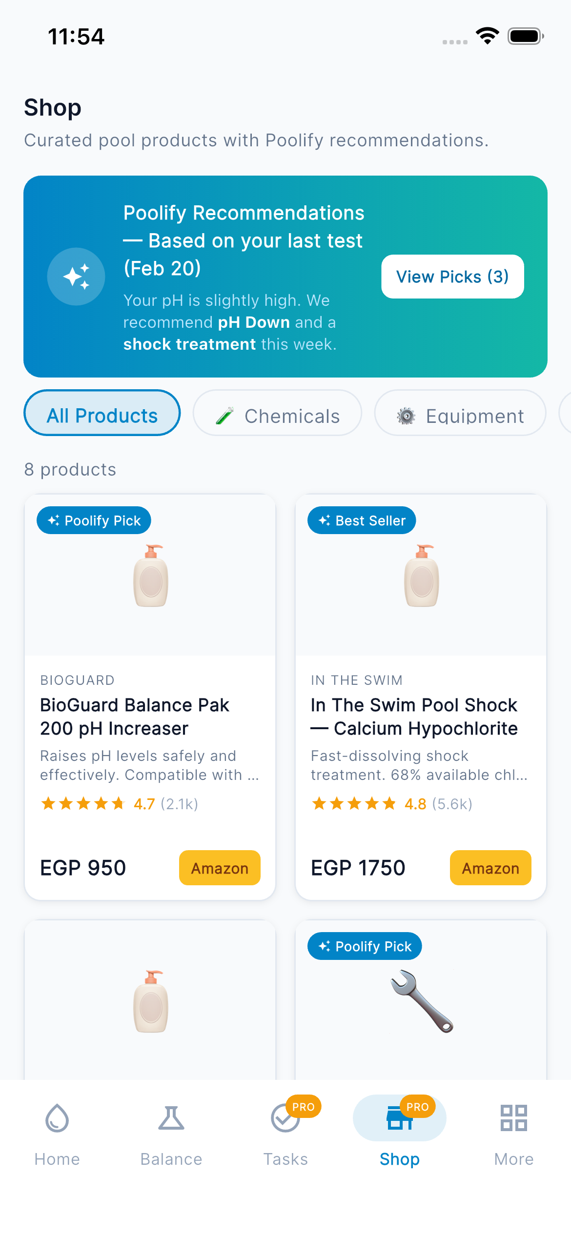 More — Discover & Account