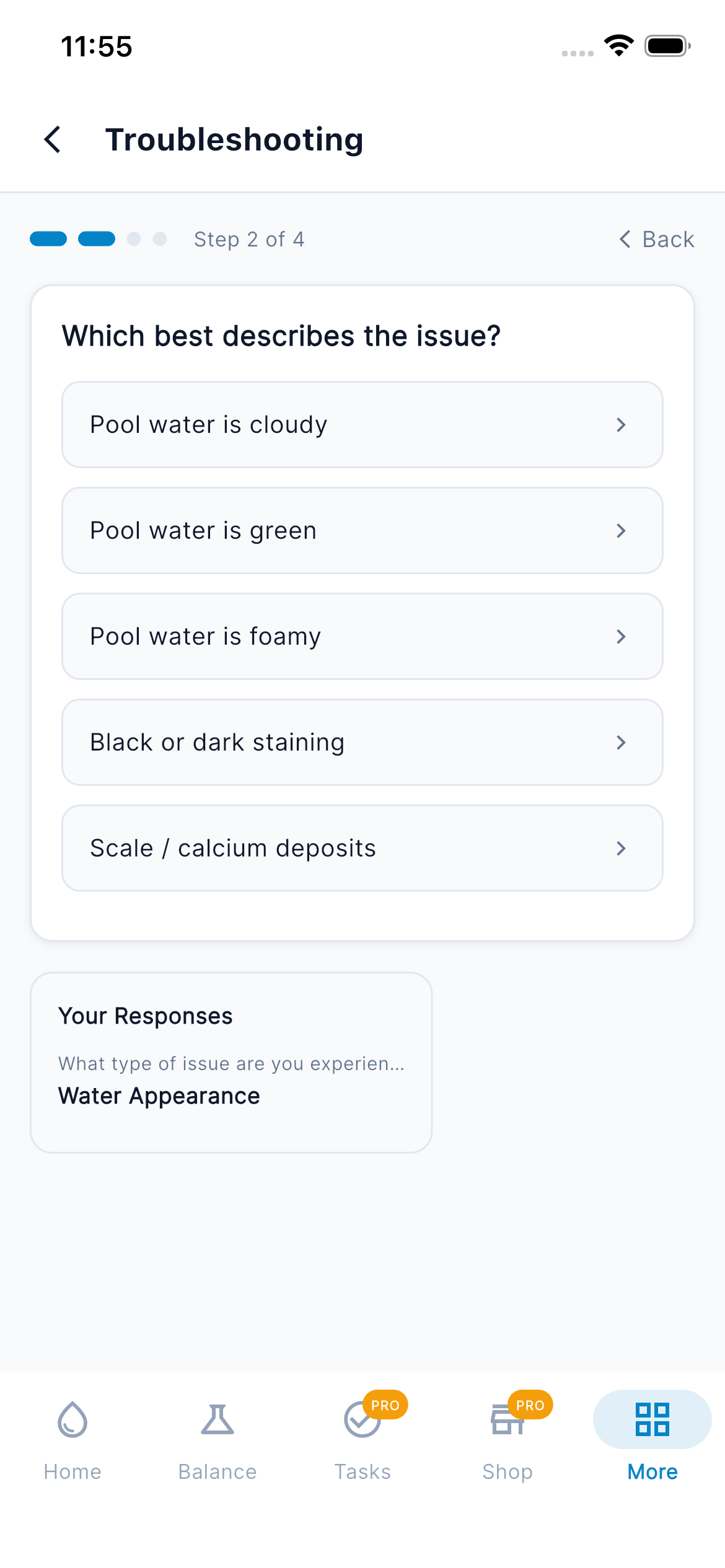 Troubleshooting — Step 2