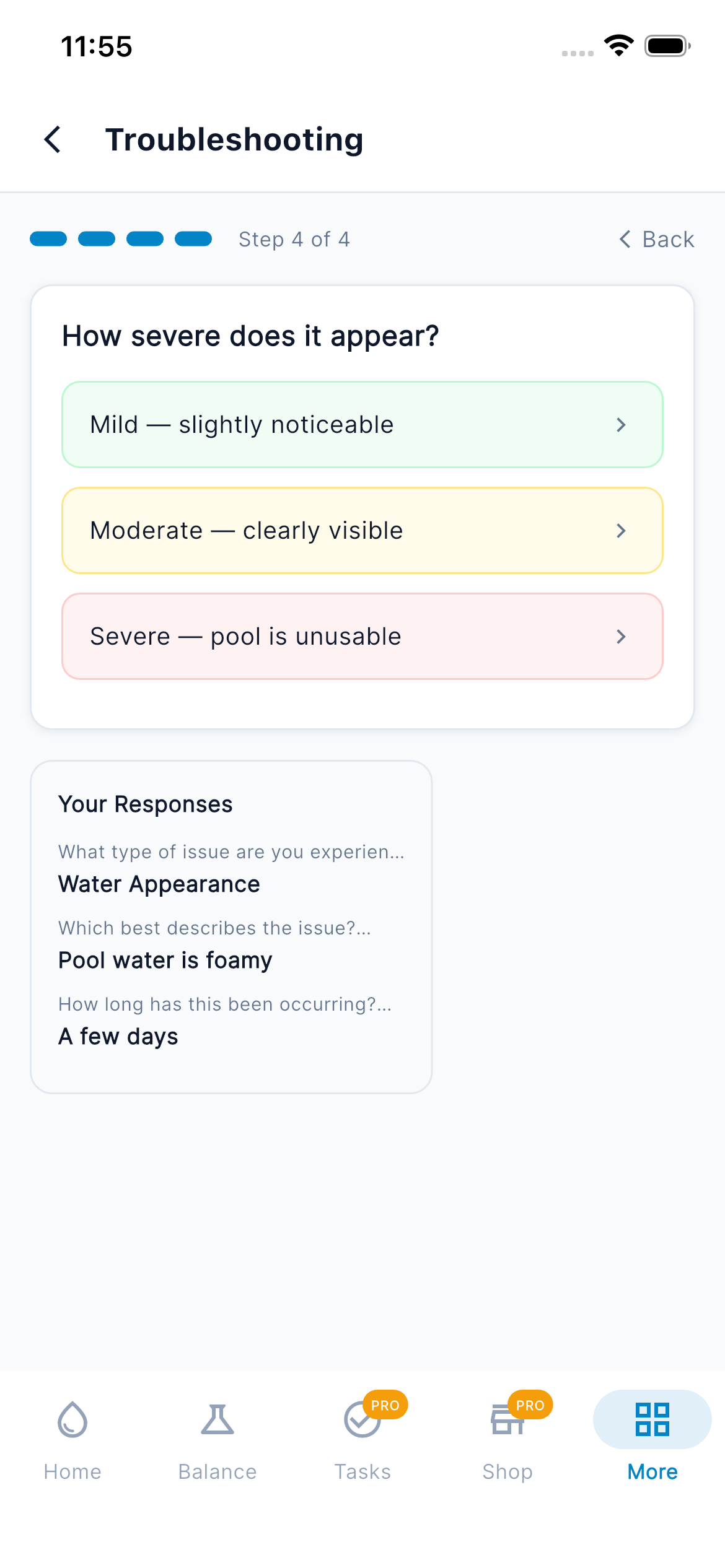 Troubleshooting — Step 4