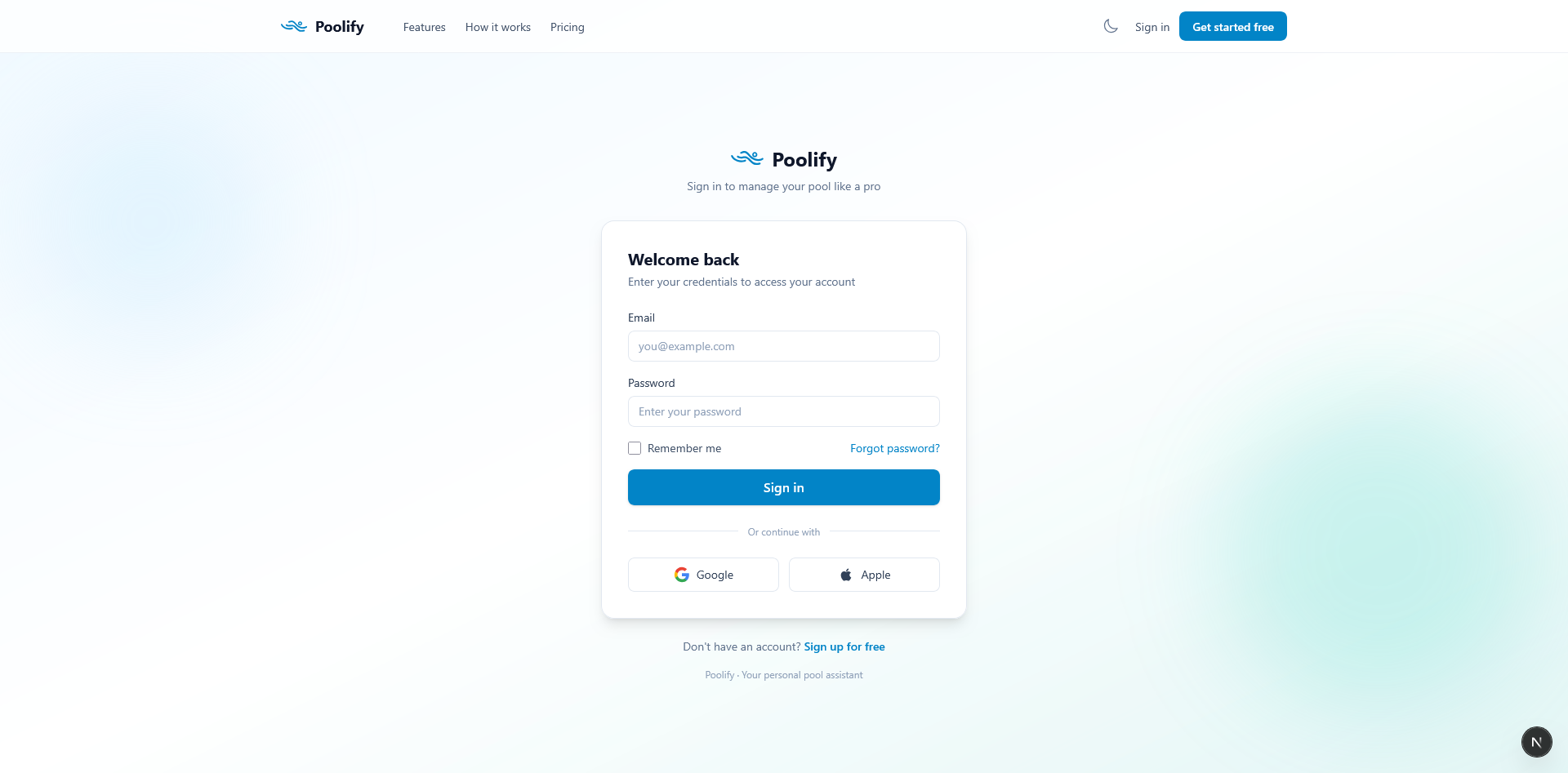 Login