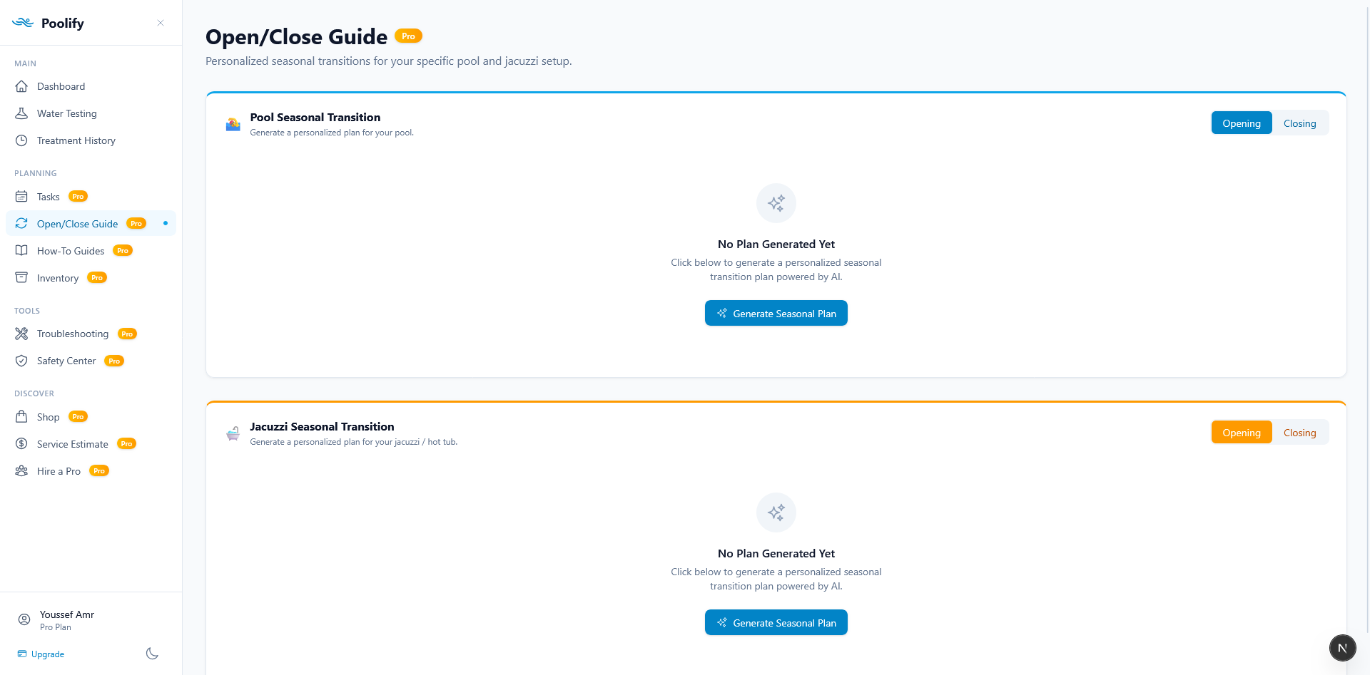 Open Close Guide — Empty