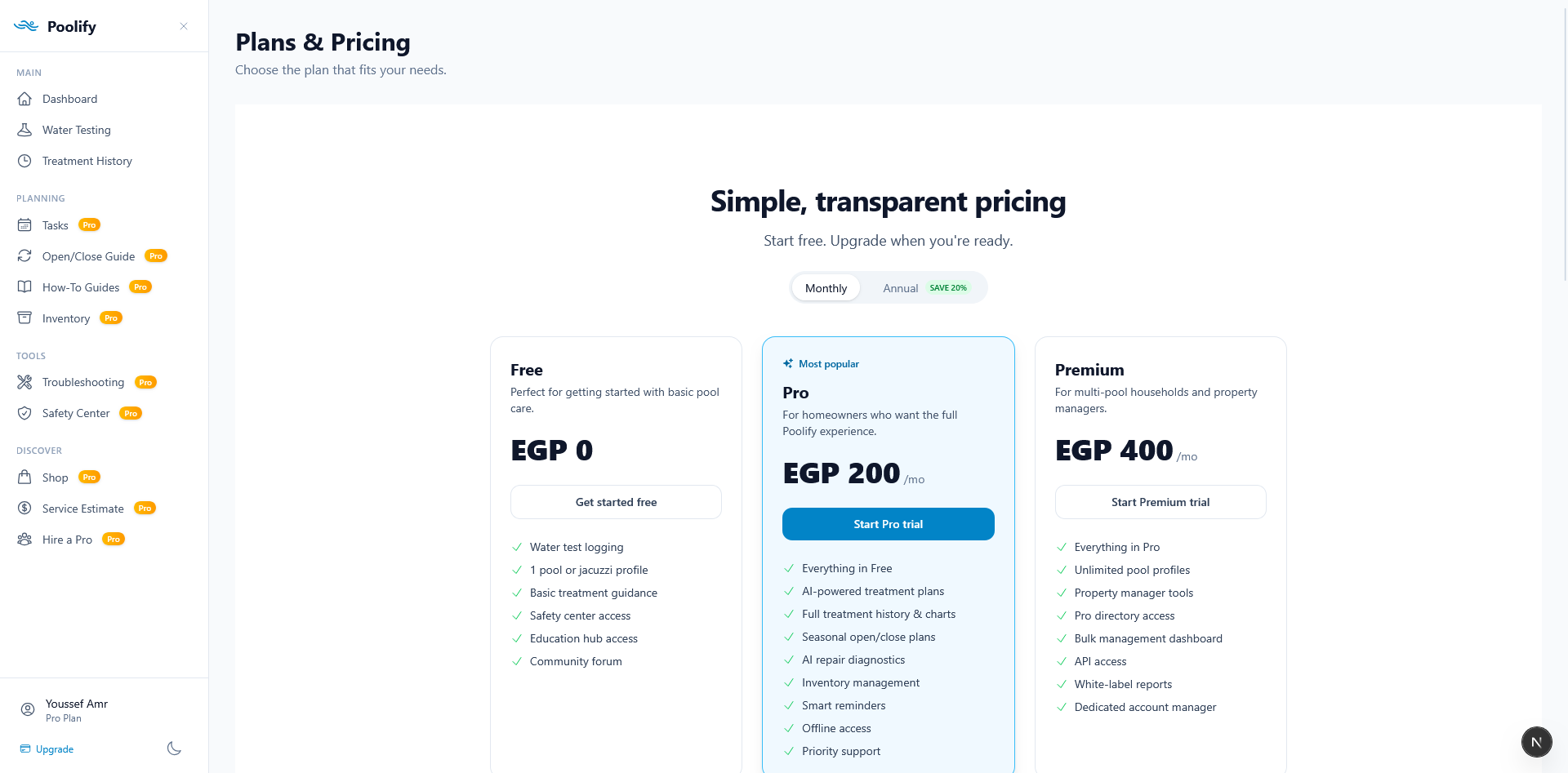 Plans & Pricing