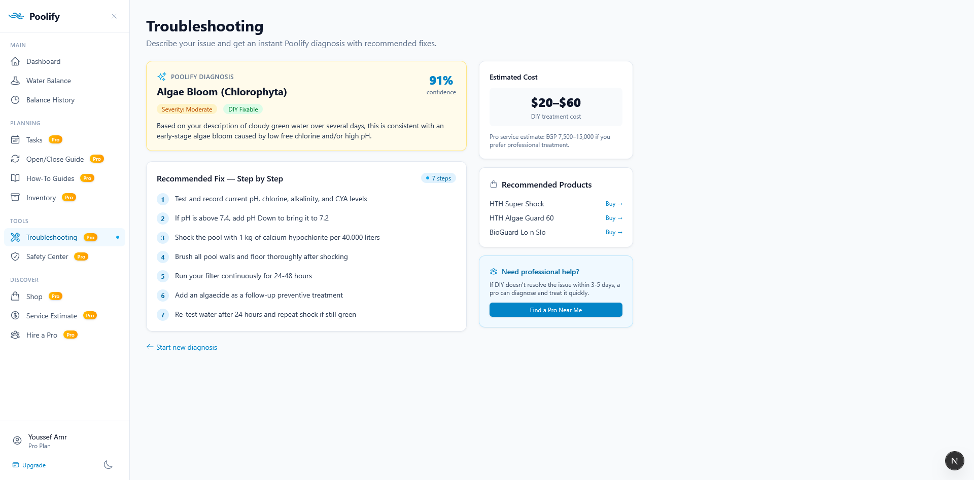 Troubleshooting — AI Diagnosis