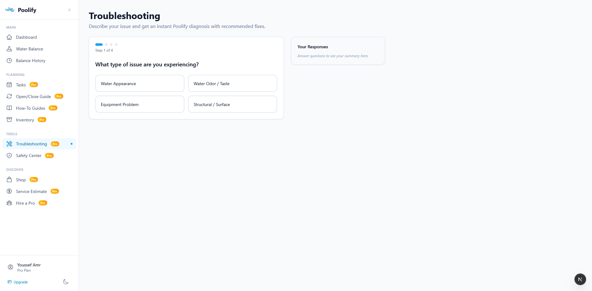 Troubleshooting — Step 1