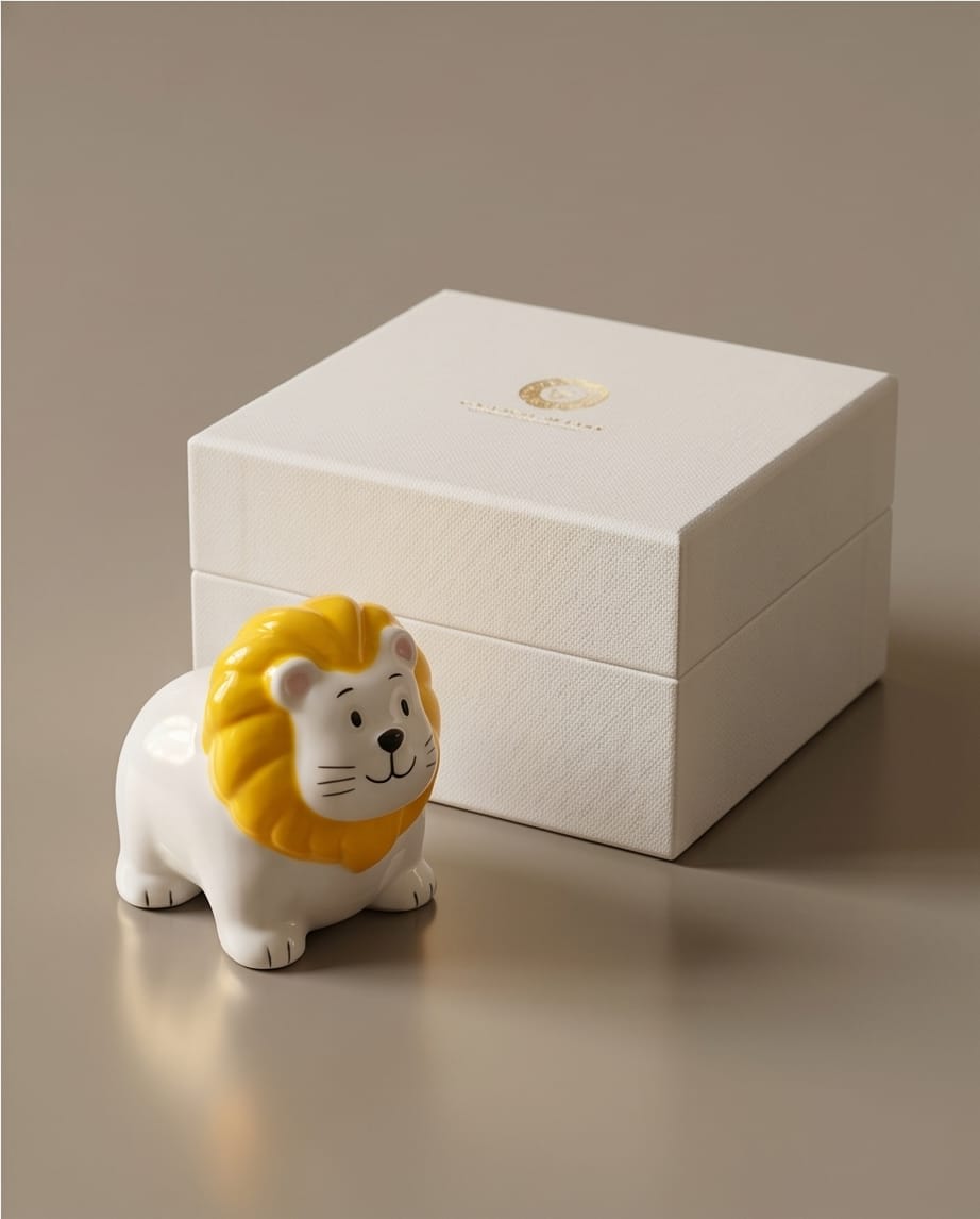 Lion Ceramic Planter